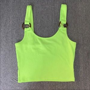 Love J cropped tank top
